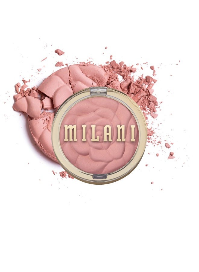 MILANI Rose Powder Blush - Romantic Rose (0.6 Ounce) Cruelty-Free Blush - Shape, Contour & Highlight Face with Matte or Shimmery Color - Image 1