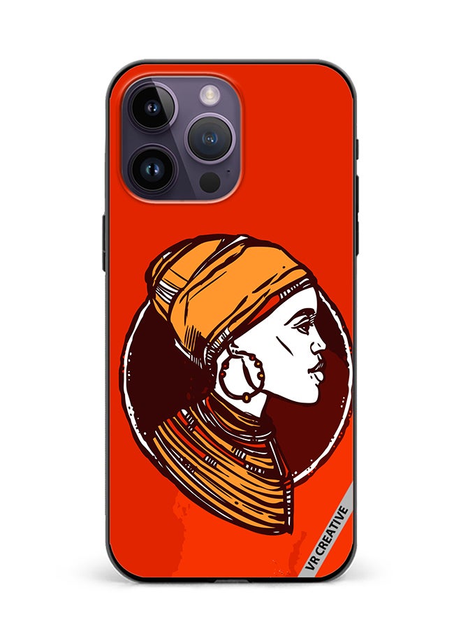 VR CREATIVE Protective Case Cover For Apple iPhone 16 Pro Max African Woman Design Multicolour