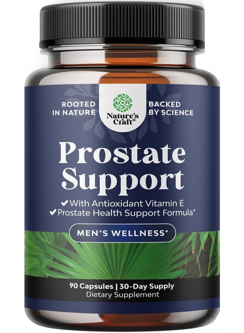Natures Craft Prostate Supplement Men's Wellness, 90 Capsules - Image 1