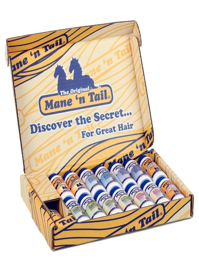 Mane 'n Tail Brand Sampler Trial Size Shampoos Conditioners and Detanglers to Cleanse Strengthen and add Moisture to Hair 15 Piece Set - Image 5