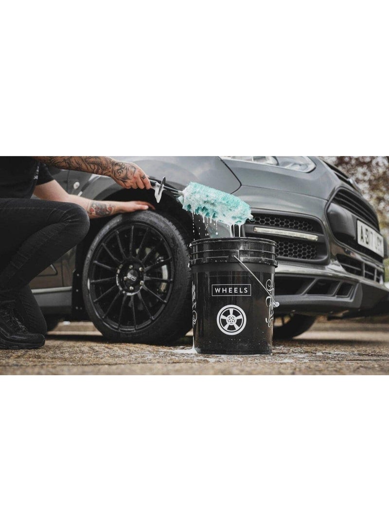 أوتو فينيس ملصقات دلاء أوتو فينيس - ملصقات شفافة وأنيقة لدلاء تنظيف السيارات | منع التلوث المتبادل وتنظيم وسائط الغسيل لتجهيز غسيل سيارات احترافي - Image 4