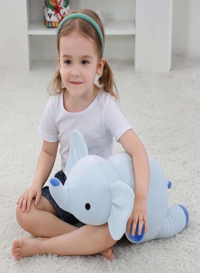 OurHonor Weighted Stuffed Animals, 4.2lbs Weighted Stuffed Animal Elephant Plush 24in, Cuddle Elephant Soft Plushie Pillows Gifts for Kids and Adults - Image 5