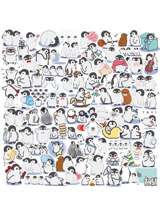 100-Piece Penguin Stickers