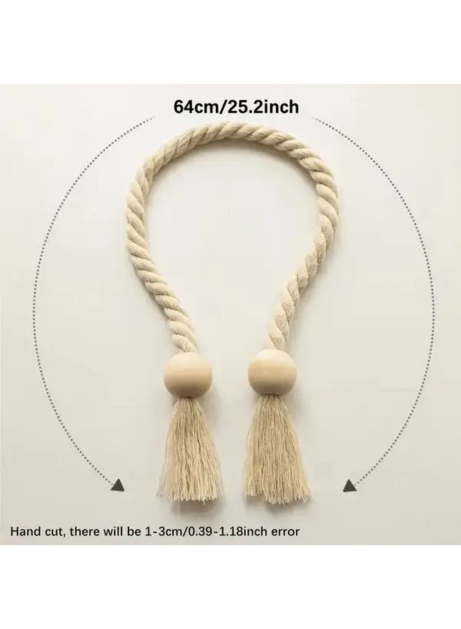 Octagonal Champagne Cord Holder Adjustable No Drill Curtain Tieback For Living Room - Image 3