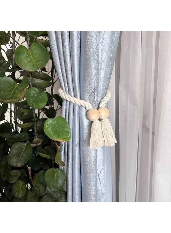 Octagonal Champagne Cord Holder Adjustable No Drill Curtain Tieback For Living Room - Image 4