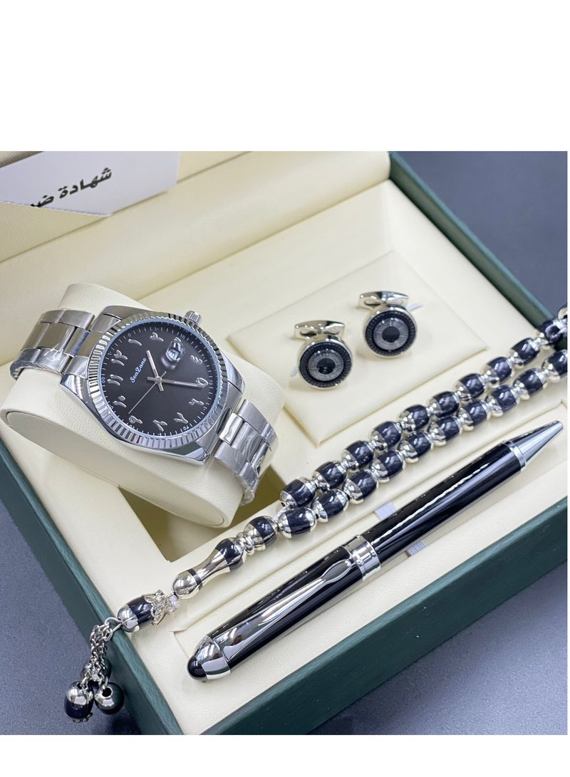 A complete classic set for men containing 5 pieces