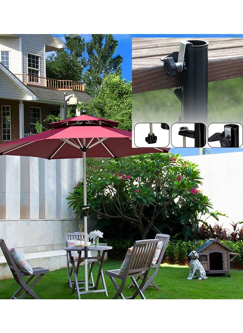 Excefore Outdoor Patio Umbrella Stand, Outdoor Umbrella Holder, Garden Parasol Stand for Outdoor Events, Camping, Securely Anchor Your Umbrella and Enjoy the Outdoors in Style  - Image 4