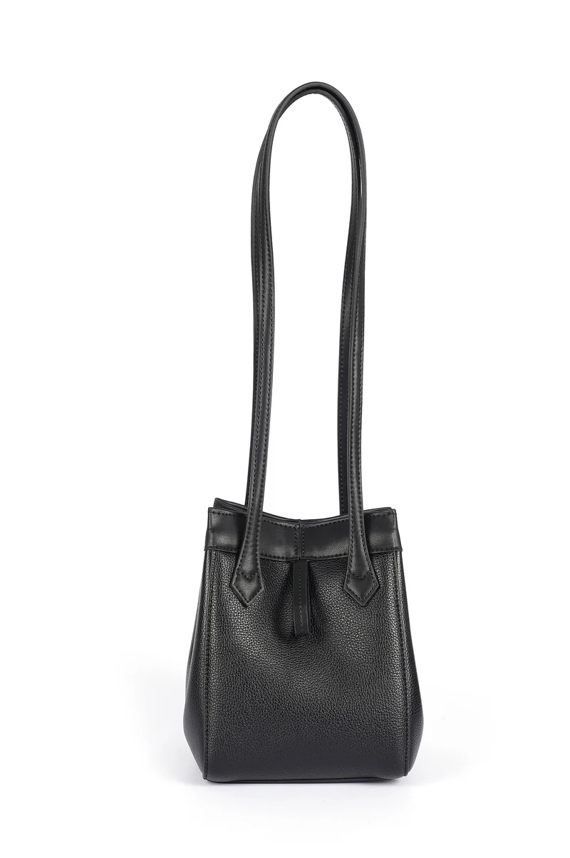 كابلي حقيبة كتف توت من الجلد الصناعي بتصميم مدبب