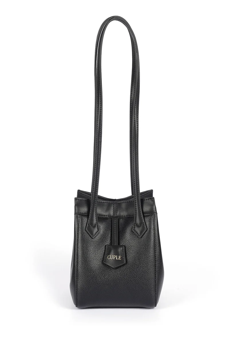 كابلي حقيبة كتف توت من الجلد الصناعي بتصميم مدبب