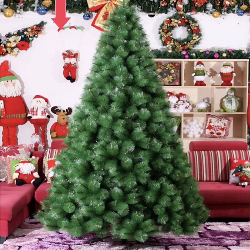 Generic Christmas Pine Tree Same as in Photo U Artificial 10 feet Christmas Pine Tree with Solid Iron Metal LegsLight Weight Perfect for Christmas Decoration Green Tree Decoration not Included  - Image 3