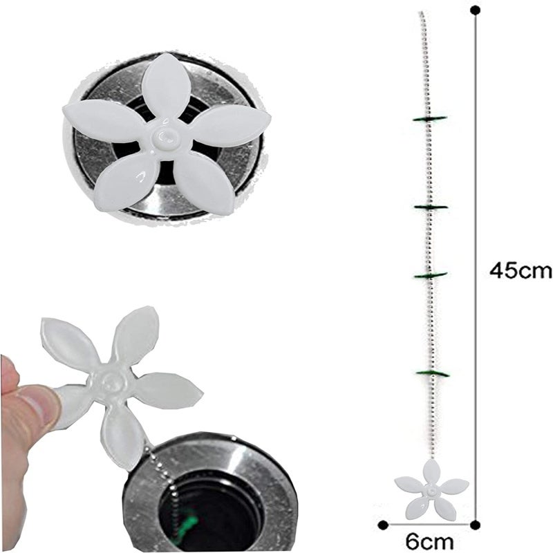 Bathtub Hair Catcher 2.36inch White Durable ABS+Metal Universal Design - Disposable No-Contact Hair Removal Shower Strainer for Bathroom Kitchen Drain Protection - Image 2