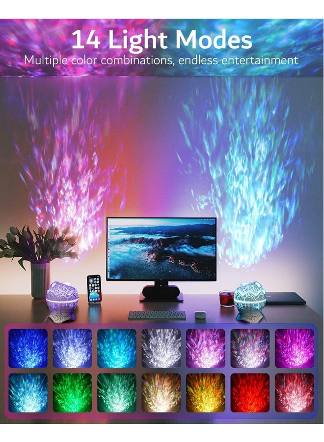 ISank Star Projector,  Dinosaur Eggs Galaxy Projector, Bluetooth Nebula LED Star Light Projector for Bedroom Home Ceiling Decor Party, Remote Control Night Lamp with White Noise for Kids Adults - Image 3