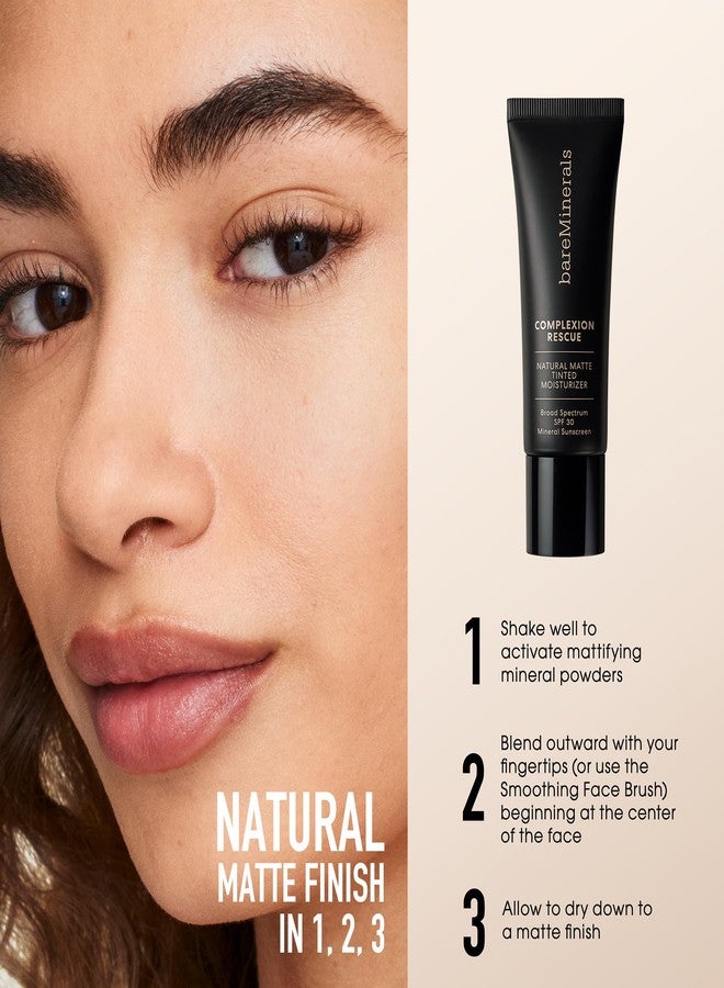 bareMinerals Complexion Rescue Natural Matte Tinted Moisturizer, Natural Pecan 05, Vegan, Cruelty-Free & Dermatologist-Tested - Image 4