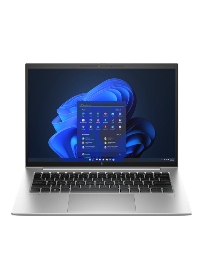 HP (Upgraded Version) EliteBook 1040 G10 Notebook PC Wolf Pro Security Edition Laptop With 14-Inch WUXGA IPS Display, Core i7-1335U Processor/16GB RAM/512GB SSD/Windows 11 Pro/819Z8EA#ABV English/Arabic silver English/Arabic silver - Image 1