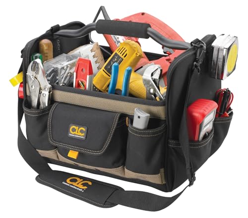 Custom Leathercraft CLC Custom Leathercraft 1578 Open Top Soft Sided Tool Box, 14 in., 31 Pocket - Image 3