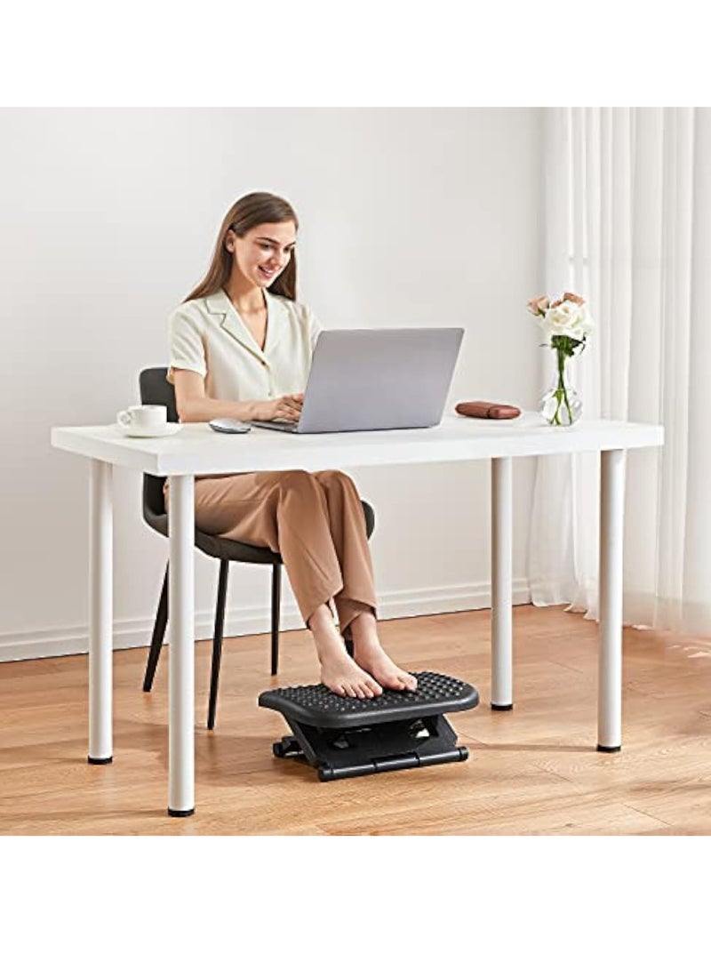 Hihonor Adjustable Under Desk Footrest, Foot Rest for Under Desk at Work with Massage, Foot Stool Under Desk with 3 Height Position & 30 Degree Tilt Angle Adjustment for Home, Office - Image 2