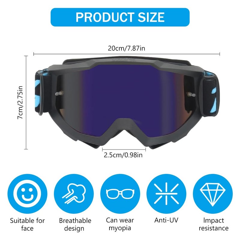 Proberos نظارات ركوب الدراجات النارية للجنسين PROBEROS® للرجال والنساء - Image 2