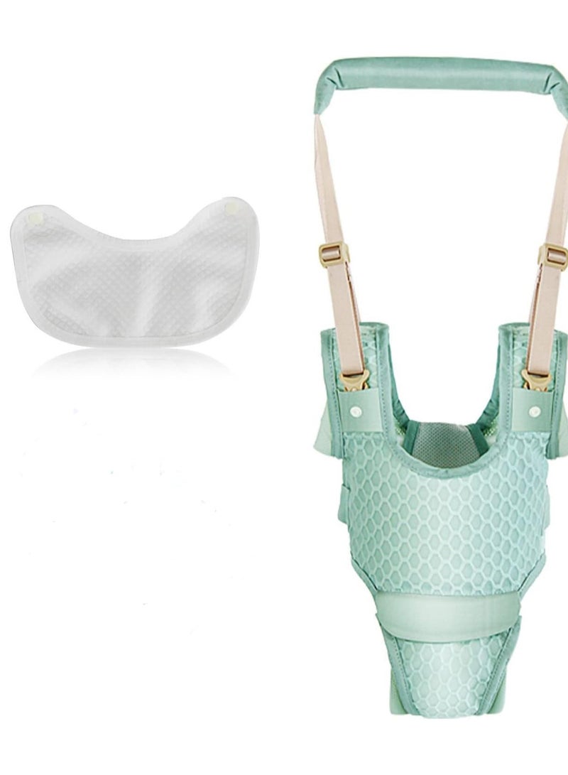 Beauenty baby walking harness Upspring baby walking wings Handheld Kids Walker Helper - Toddler Infant Walker Harness Assistant Belt Support Assist Trainer Tool - for 6-24 Month Old (GREEN)  - Image 1