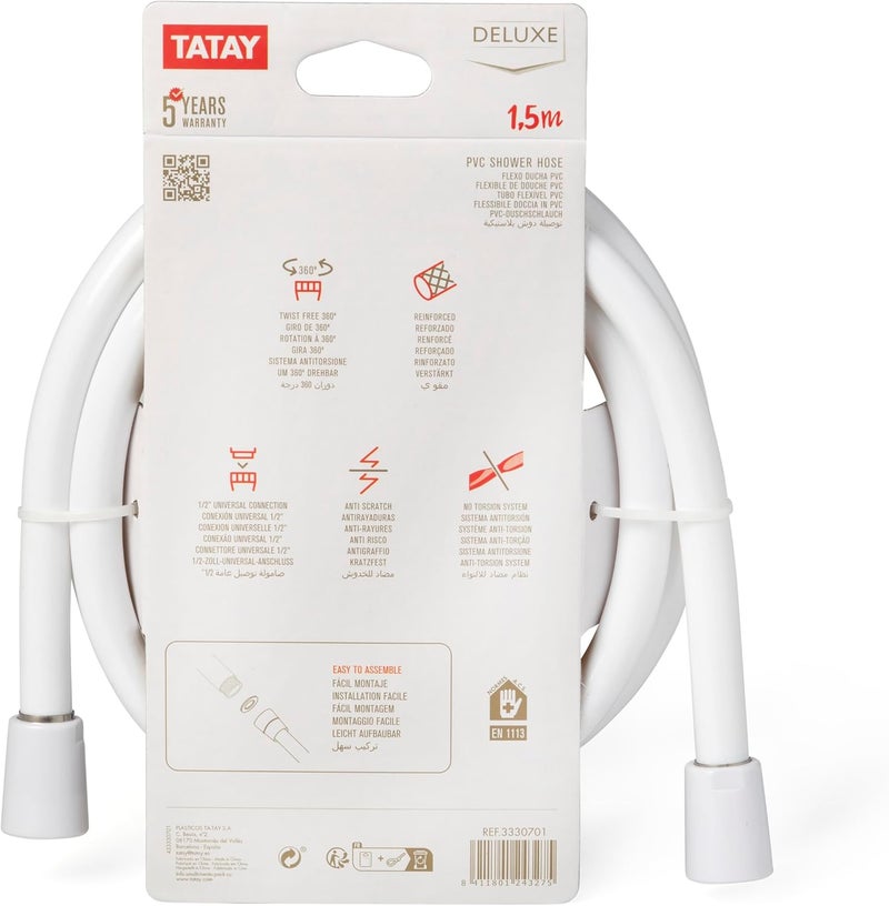 TATAY Flex Shower Hose 1.5m - Image 3