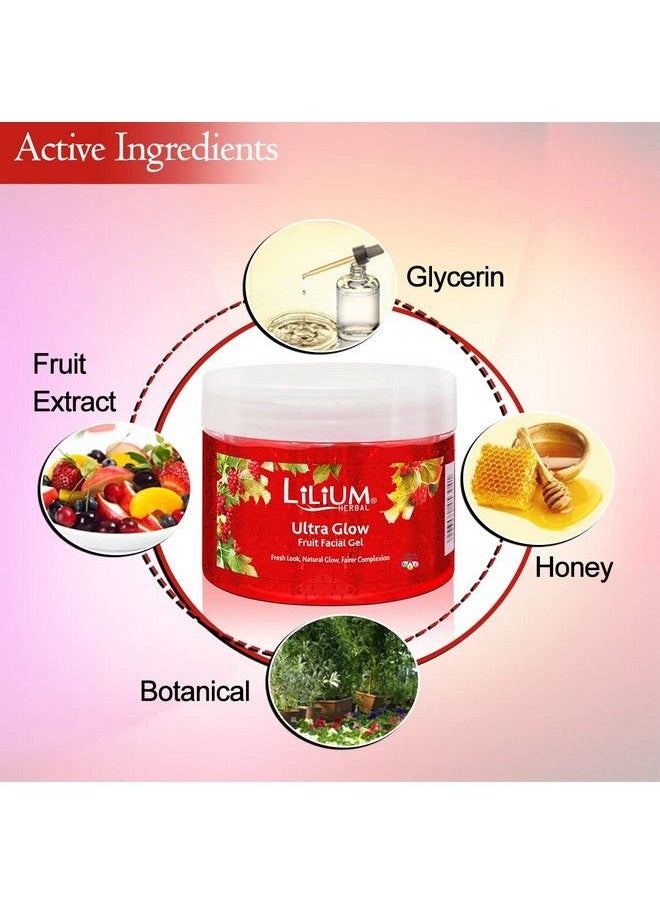 Lilium Herbal Ultra Glow Fruit Facial Gel 900Ml  - Image 4