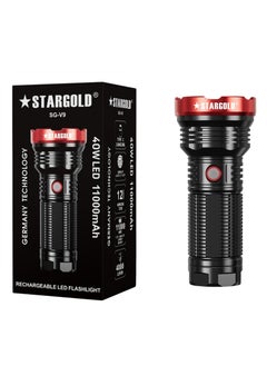 Stargold Rechargeable LED Flashlight With Power Bank Germany Technology 40W LED 11000mAh LED Light  - Image 2