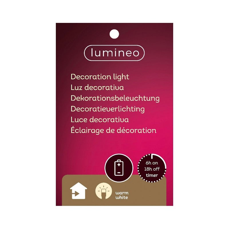 Kaemingk Micro LED Frame Light – White Fur Star, Indoor Christmas Decoration, Warm White Lights, Festive Holiday Home Décor, Xmas Tree Ornament - Image 3