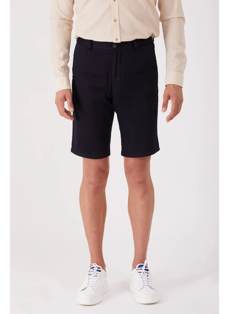 دوفي Navy Blue Men's Regular Fit Short