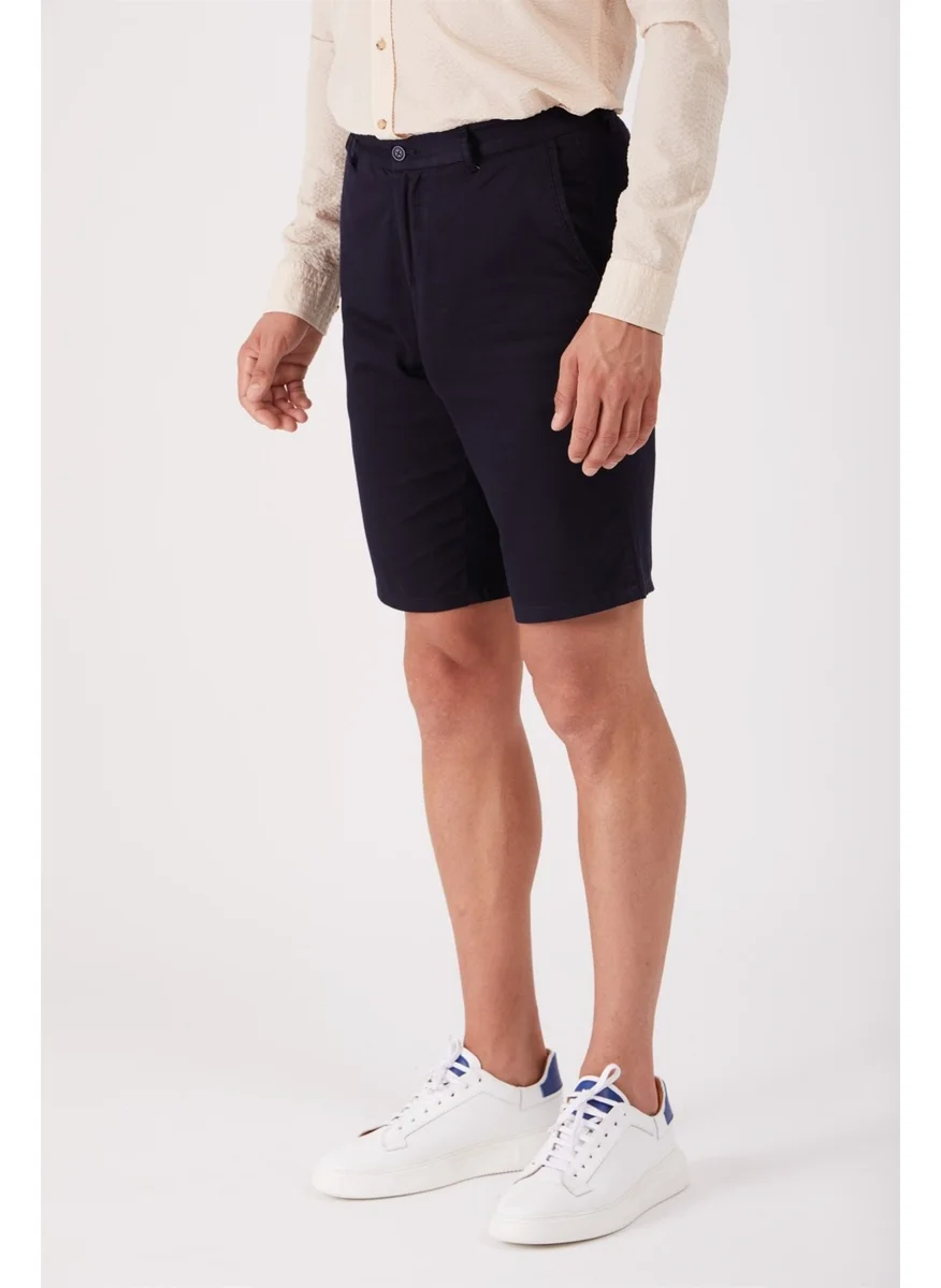 دوفي Navy Blue Men's Regular Fit Short