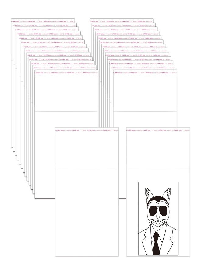 EachDusto Tiny Self Stick Cellophane Bags 1.5" x 1.5" Small Clear Adhesive Cello Baggies 300pcs Mini OPP Poly Bags 2mil for Photo Beads Seeds Buttons Powder Pills Ring Vitamins Crystals Earrings Coins - Image 1