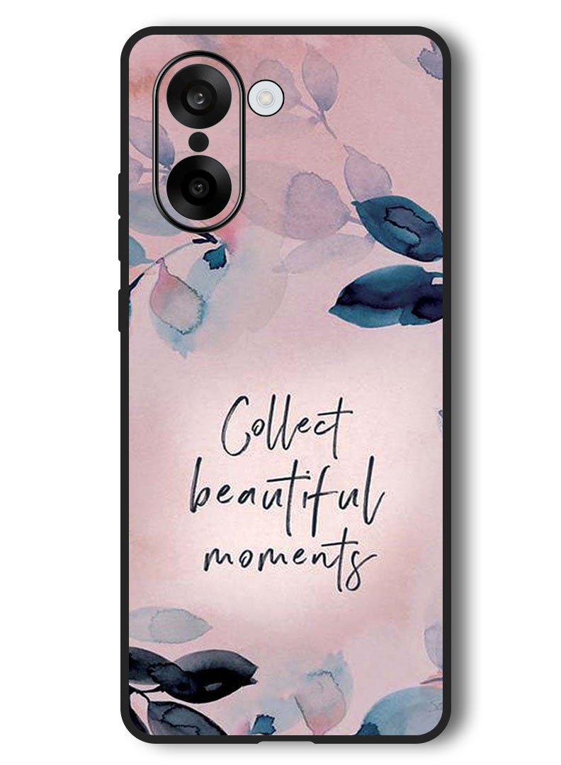 Theodor Case Compatible with OnePlus Nord CE 5 6.77 Inch Protection Shockproof Bumper Cover Collect Beautiful Moments - Image 1