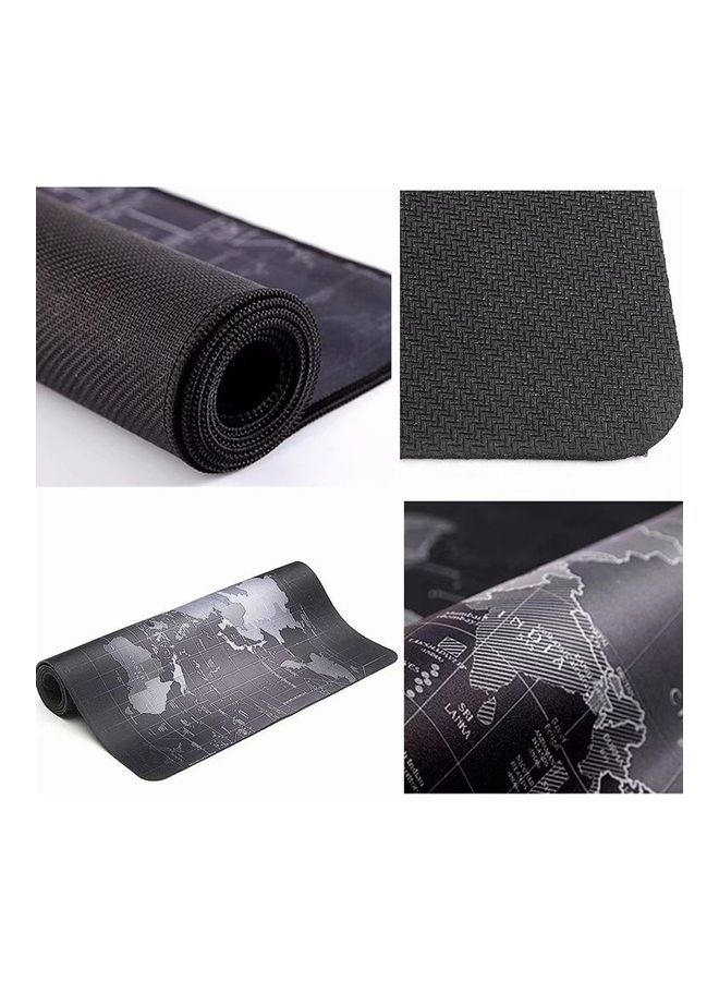 MARGOUN World Map Mouse Pad Large Gaming Mouse Pad Non-Slip Rubber Waterproof Desktop Mat Suitable for Keyboard Computer Laptop Gamers 80x40cm Grey/Black - Image 5
