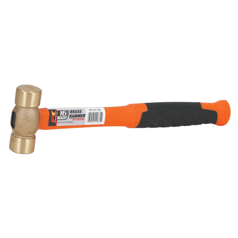 Performance Tool W1137 Solid Brass Hammer, 16 oz - Image 5