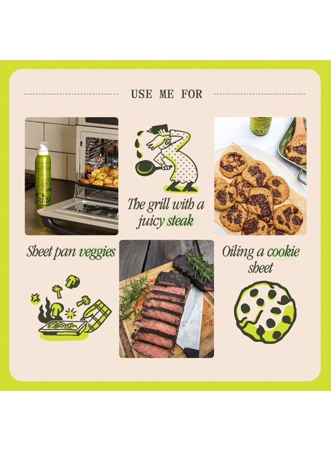 Graza Extra Virgin Olive Oil, Sizzle - Spray - Image 3