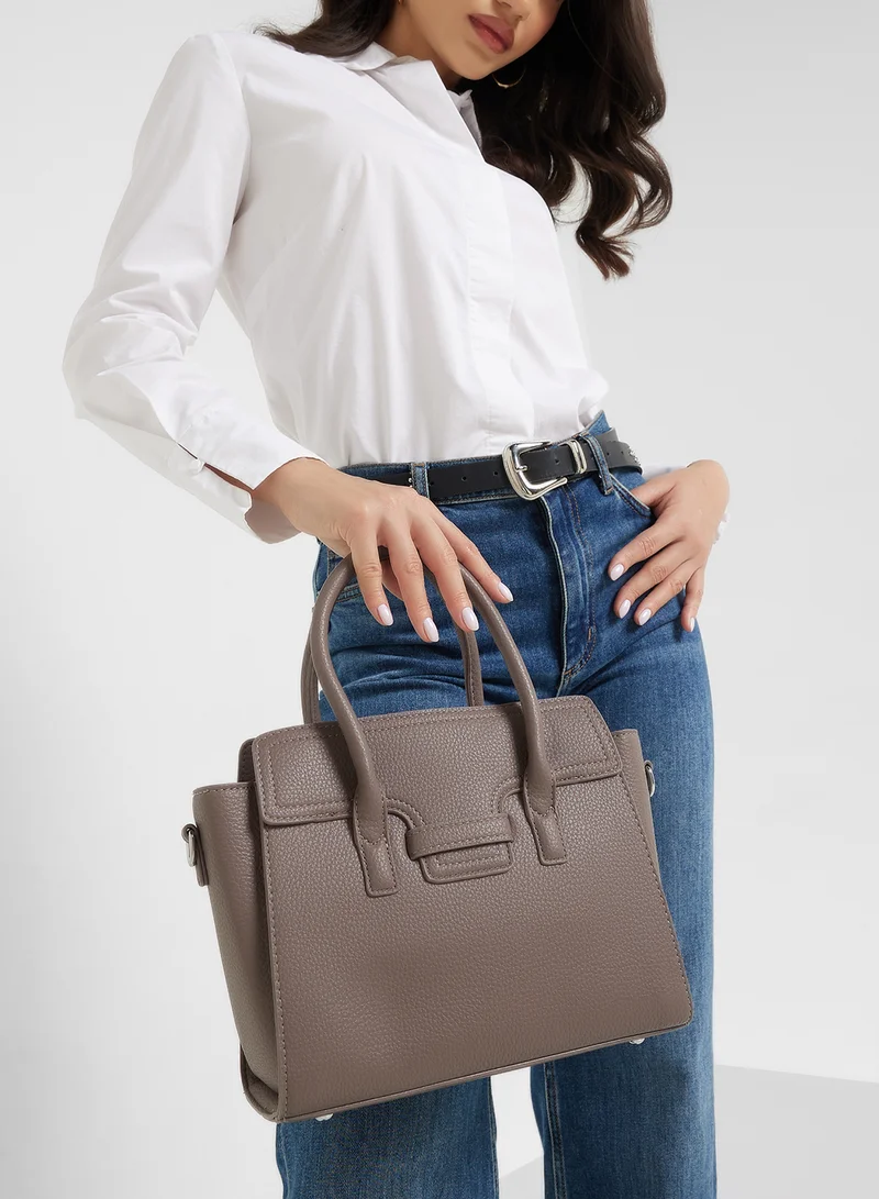 ELLA Tonal Detail Satchel