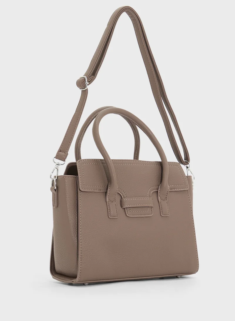 ELLA Tonal Detail Satchel