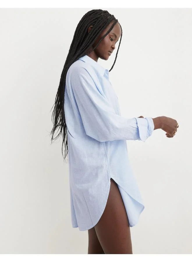 Aerie Blend Cover Button Down Shirt