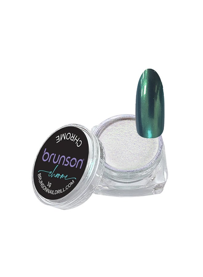brunson Chrome Mirror Metallic Holographic Effect Art Decoration Manicure Pigment Nail Powder C-25
