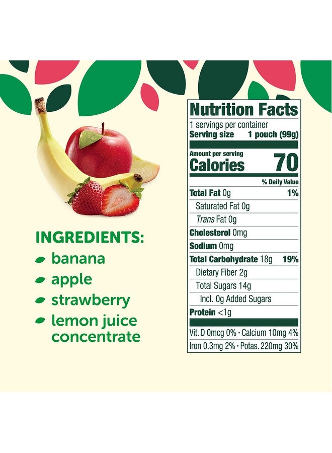 Beech-Nut Baby Food Pouches Veggies & Fruities Variety Pack, 3.5oz, 18ct - Image 5