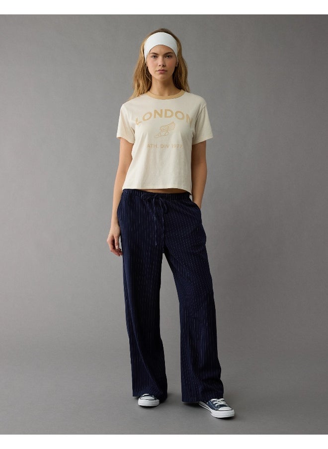 American Eagle AE Low-Rise Pull-On Poppy Trouser  - Image 1
