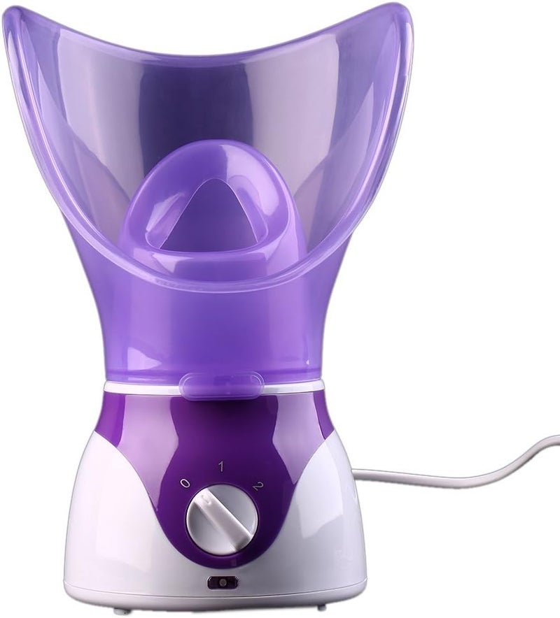 GLEVAR Nano Ionic Facial Steamer Warm Mist Spa Device for Deep Pore Cleansing, Blackhead Removal & Skin Hydration  Compact Steamer for Home Facial & Skincare Routine - Image 3