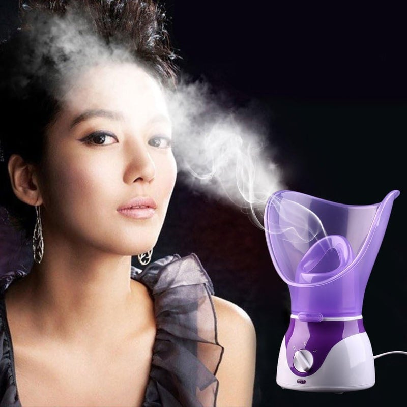 GLEVAR Nano Ionic Facial Steamer Warm Mist Spa Device for Deep Pore Cleansing, Blackhead Removal & Skin Hydration  Compact Steamer for Home Facial & Skincare Routine - Image 5