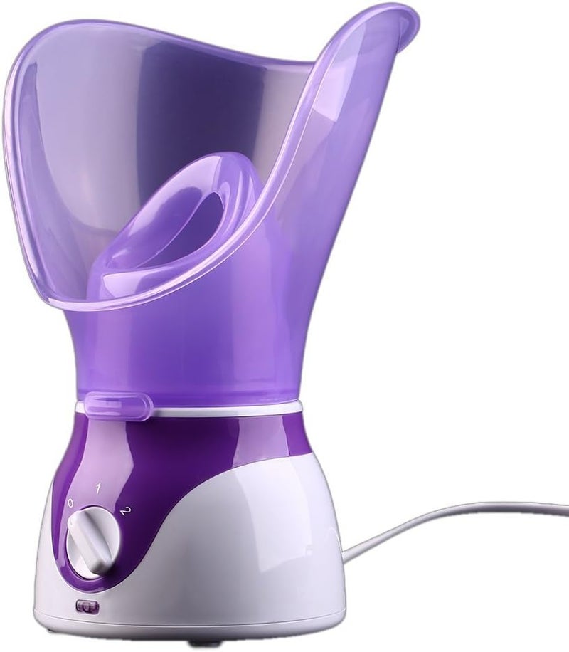 GLEVAR Nano Ionic Facial Steamer Warm Mist Spa Device for Deep Pore Cleansing, Blackhead Removal & Skin Hydration  Compact Steamer for Home Facial & Skincare Routine - Image 2