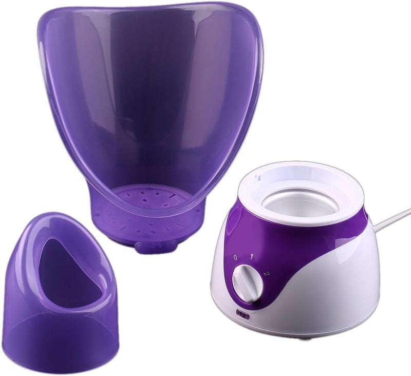 GLEVAR Nano Ionic Facial Steamer Warm Mist Spa Device for Deep Pore Cleansing, Blackhead Removal & Skin Hydration  Compact Steamer for Home Facial & Skincare Routine - Image 4