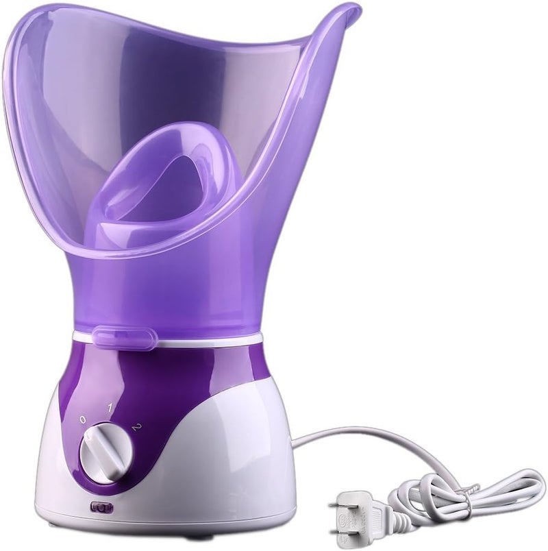 GLEVAR Nano Ionic Facial Steamer Warm Mist Spa Device for Deep Pore Cleansing, Blackhead Removal & Skin Hydration  Compact Steamer for Home Facial & Skincare Routine - Image 1
