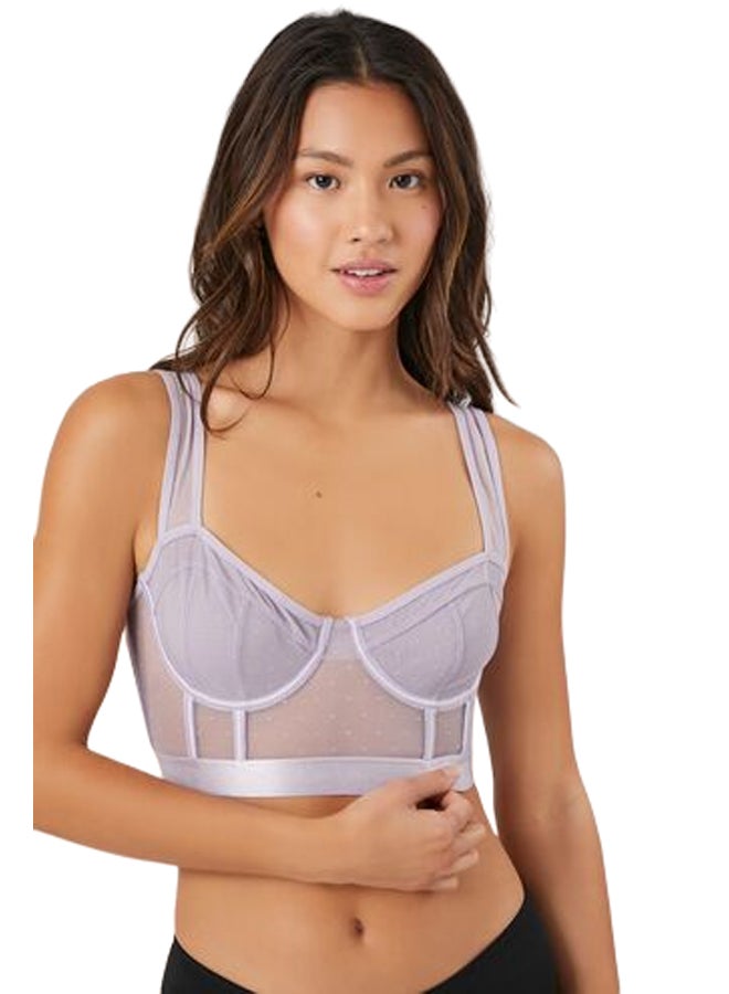FOREVER 21 Mesh Sweetheart Underwire Bra  - Image 1