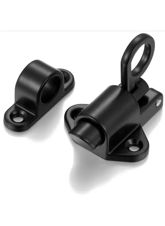 White 5pcs Toggle Latch Set Automatic Spring Lock For Sliding Casement Doors - Image 3