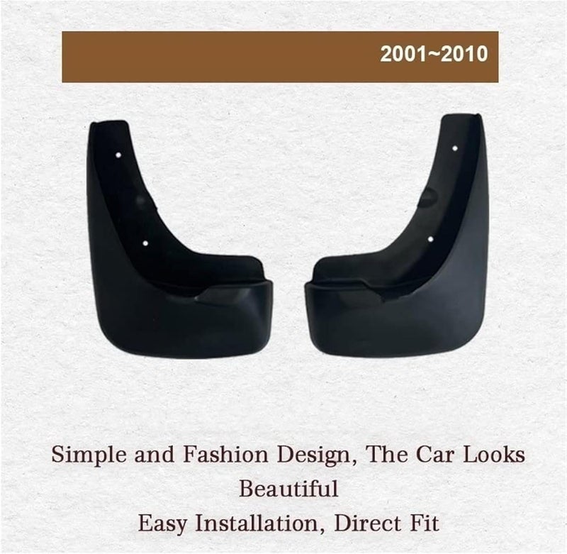 QASULER Car Mudguards for Chrysler PT Cruiser 2001-2010 - Image 2
