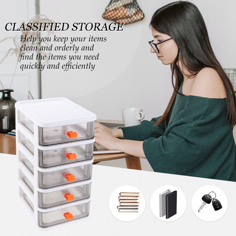 1 Pc Desktop Storage Box Stationary Organizer Desktop Organizer for Office - Image 3