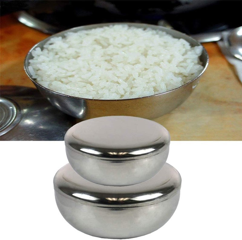 klarako 4 Pieces Stainless Steel Rice Bowl With Lid - Image 2