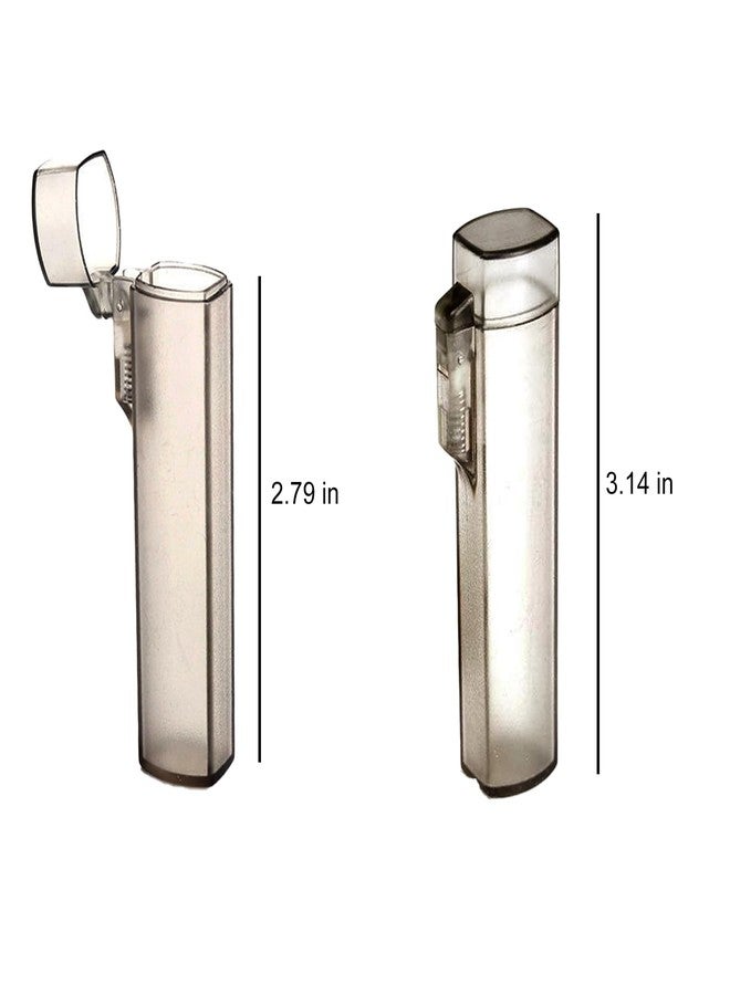KGCGJVB 5Pcs Pocket Toothpick Holder Portable Tooth Pick Case with Lid Compact Toothpicks Holders for Purse Travel Camping Picnic Easy to Carry Tooth Pick Container Box for Outdoor Use - Image 2